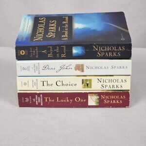 Nicholas Sparks Lot of 4 Paperback Books Romance Fiction